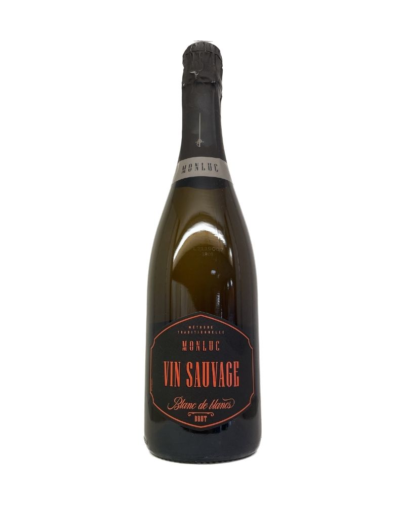 VIN SAUVAGE MONLUC, BLANC DE BLANC BRUT 11,5° - 75cl