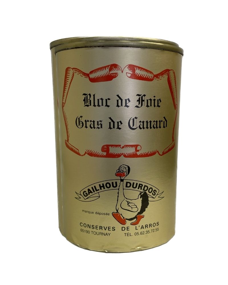 BLOC DE FOIE GRAS DE CANARD AVEC MORCEAUX