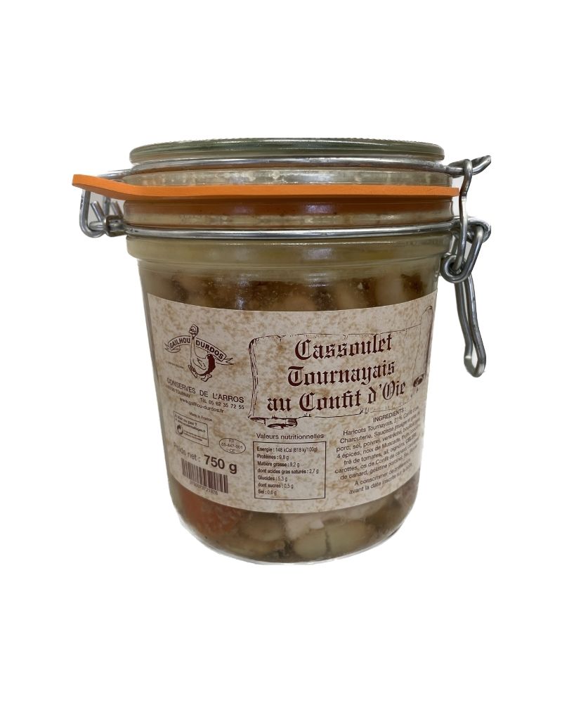 CASSOULET AU CONFIT D'OIE ET HARICOTS TOURNAYAIS