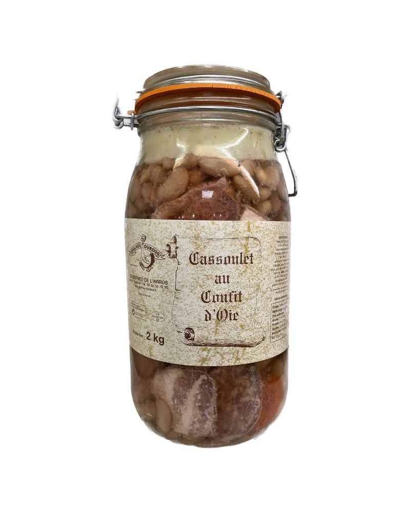 CASSOULET AU CONFIT D'OIE ET HARICOTS TOURNAYAIS