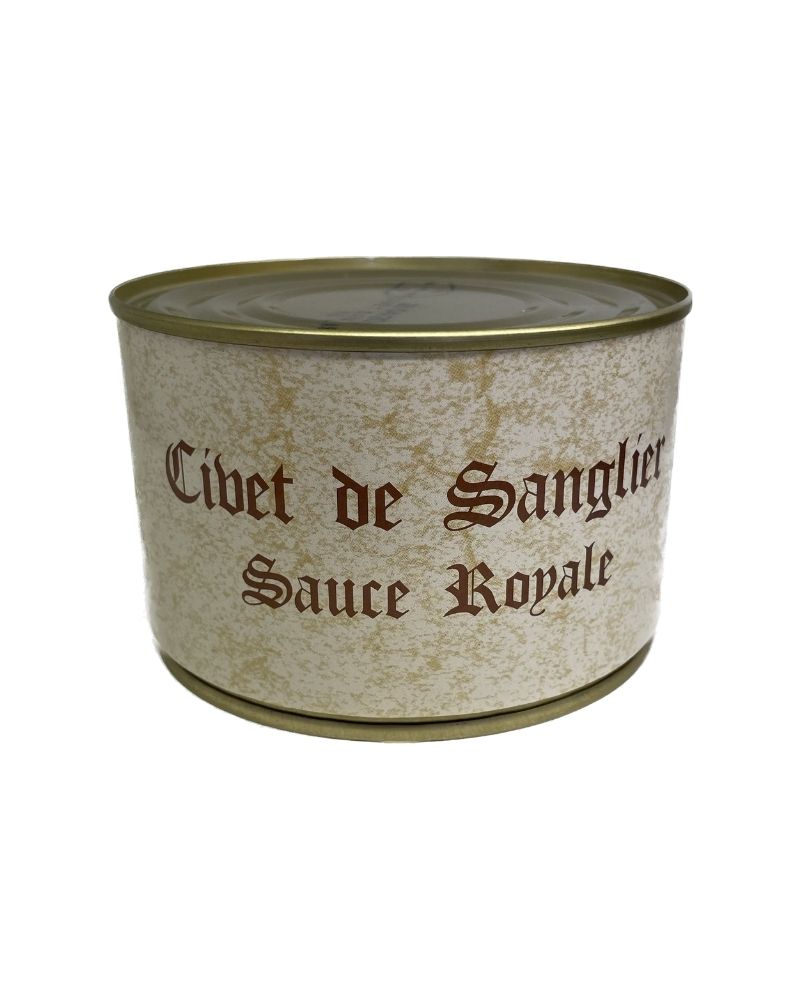 CIVET DE SANGLIER SAUCE ROYALE