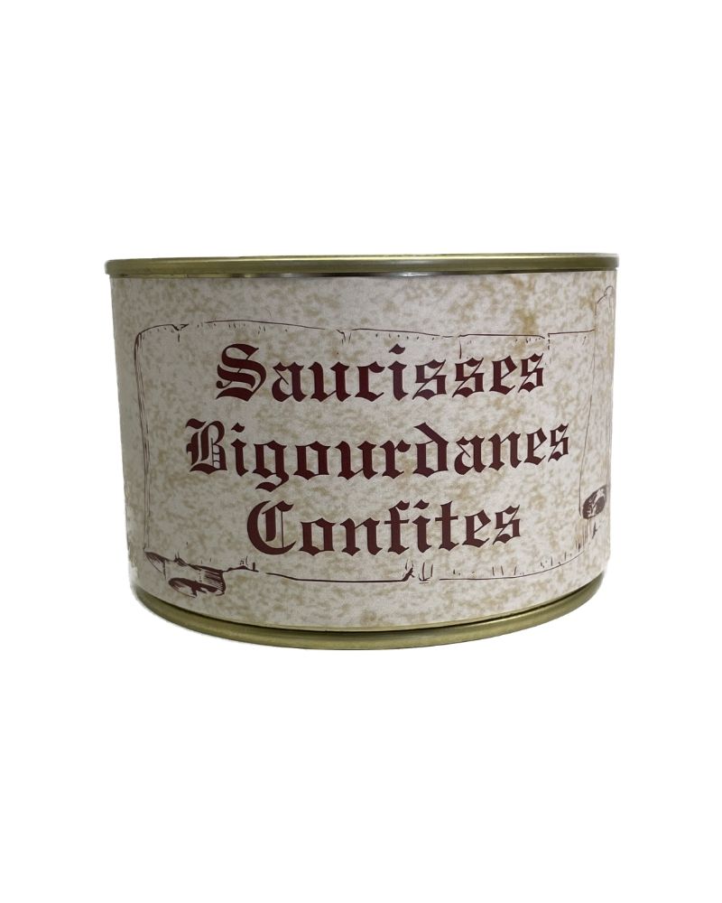 SAUCISSES BIGOURDANES CONFITES