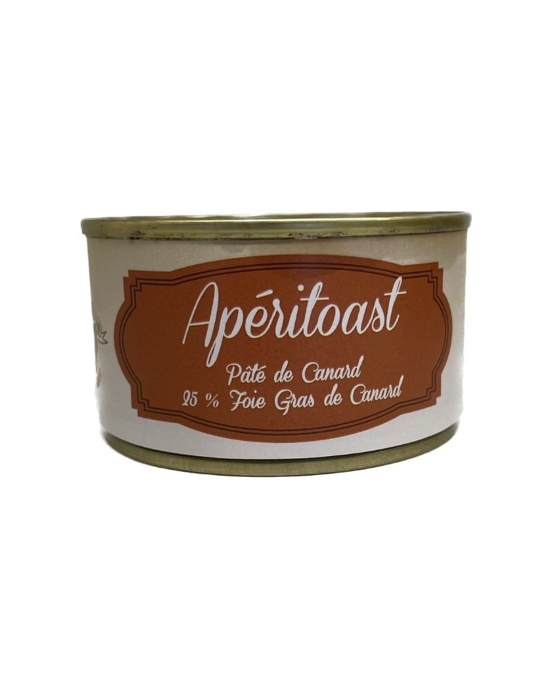 APERITOAST "DUCK PÂTÉ, 25% DUCK FOIE GRAS"