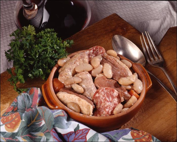 CASSOULET AU CONFIT D'OIE ET HARICOTS TOURNAYAIS