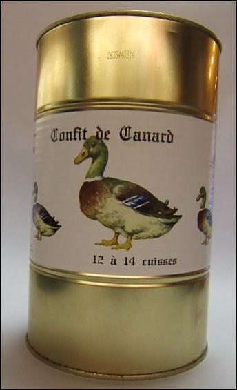CONFIT DE CANARD CUISSES 4kg