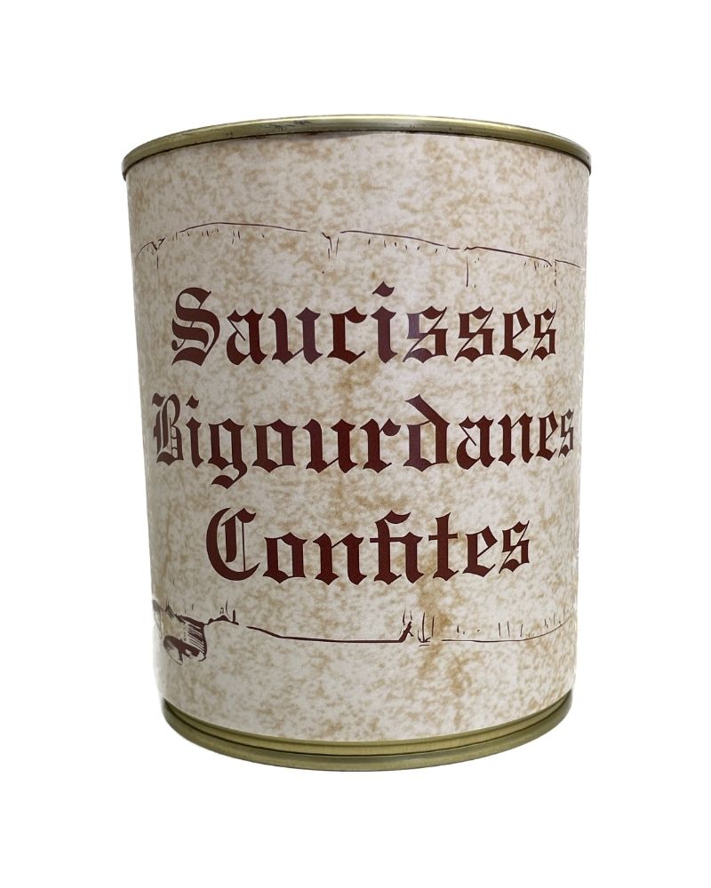 SAUCISSES BIGOURDANES CONFITES